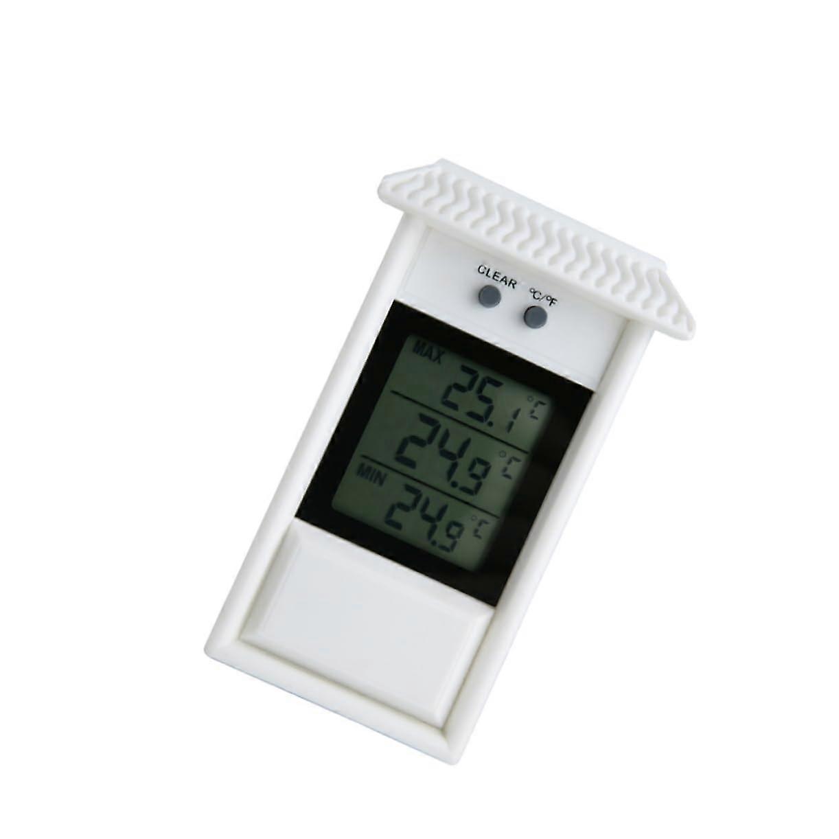 Thermometer Outdoor Refrigerator Temperature Meter White