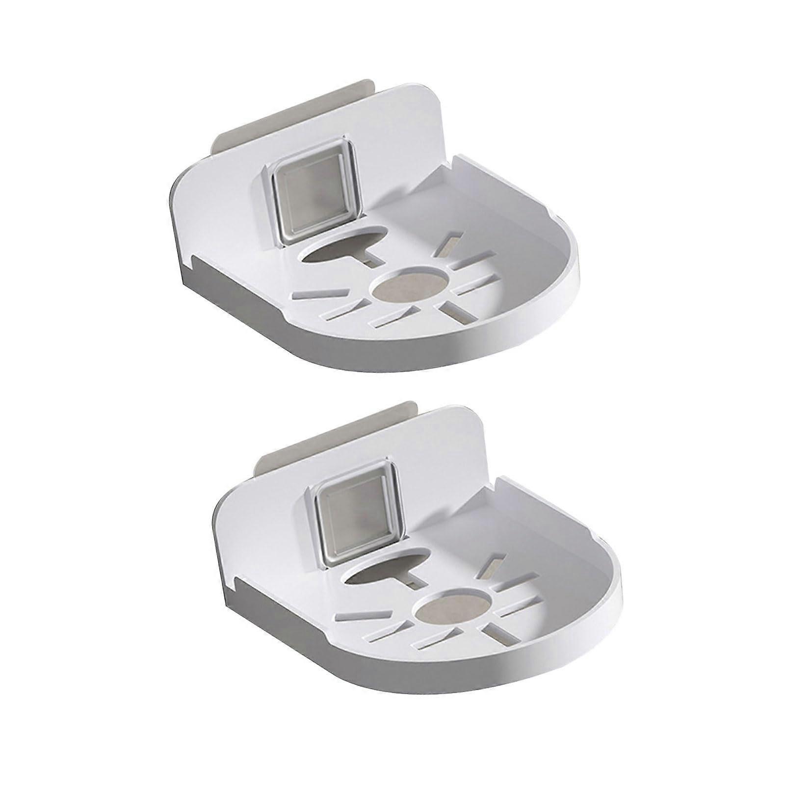 Camera mount without drilling, clear designs for versatile styles, easy installation without wall damage, clear designs, mount in white.