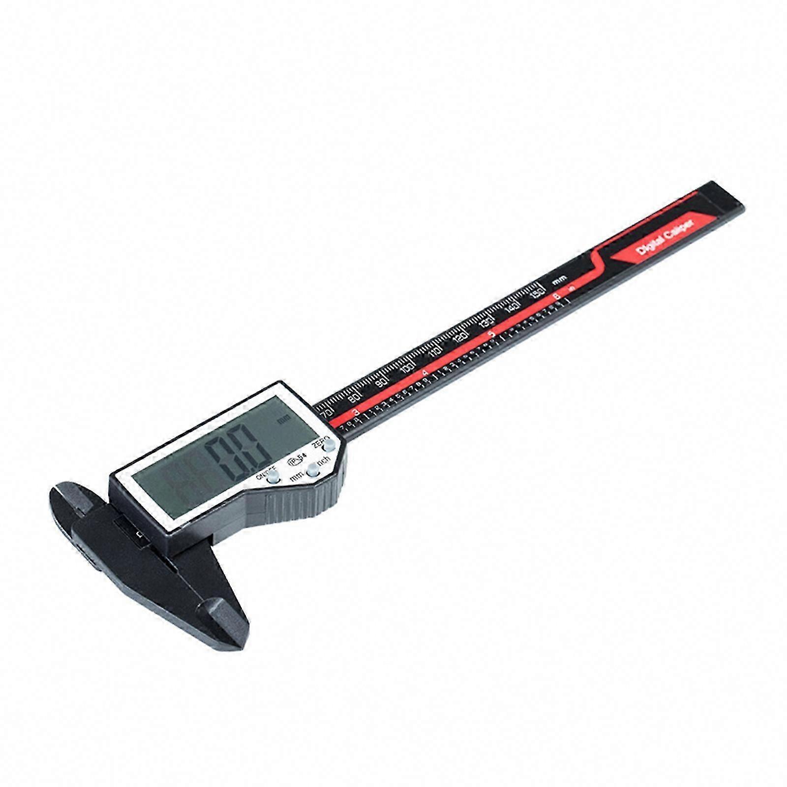 0-150mm LCD Digital Pachometer Woodworking Ruler Measuring Instrument Tool Inch/Millimeter Conversion Electronic Caliper