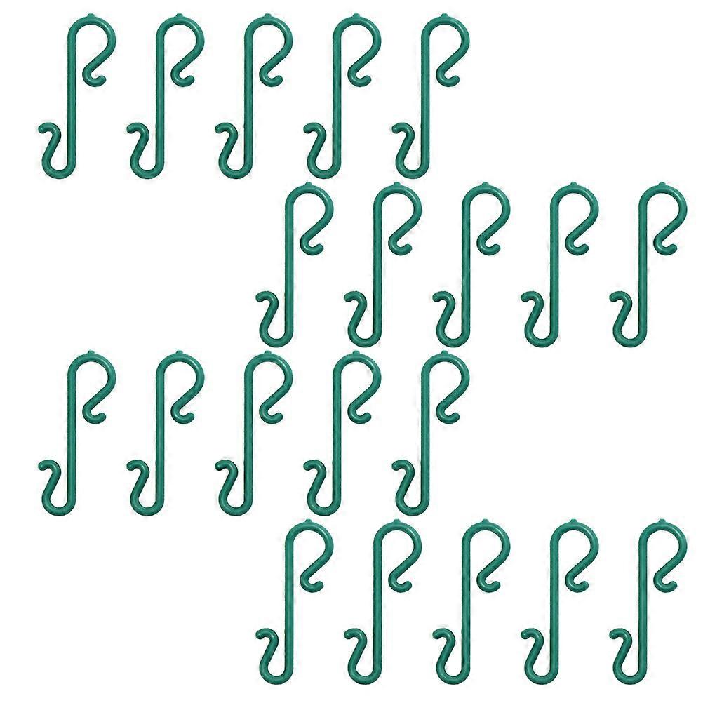 Creative Christmas Decorations With 100Pcs Plastic Hanging Hooks Designed For General Public Holiday Occasions