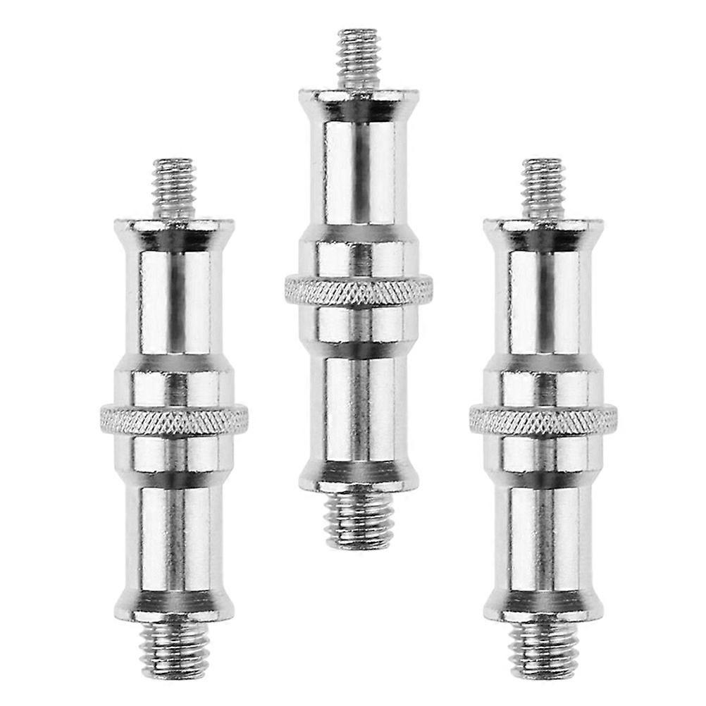 Aluminum Alloy Camera Bracket with 1/4 to 3/8 Threaded Screw for Flash Light Stand 3pcs