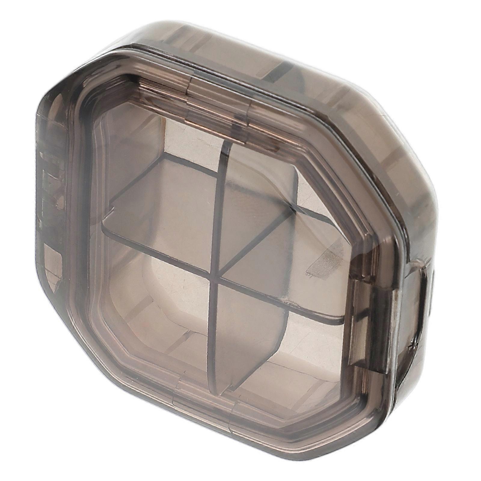 Reusable Medicine Case Box with Cap 1 Set Small Travel Organizer for Medicine Capsules Carrying and Storage Container for Travel