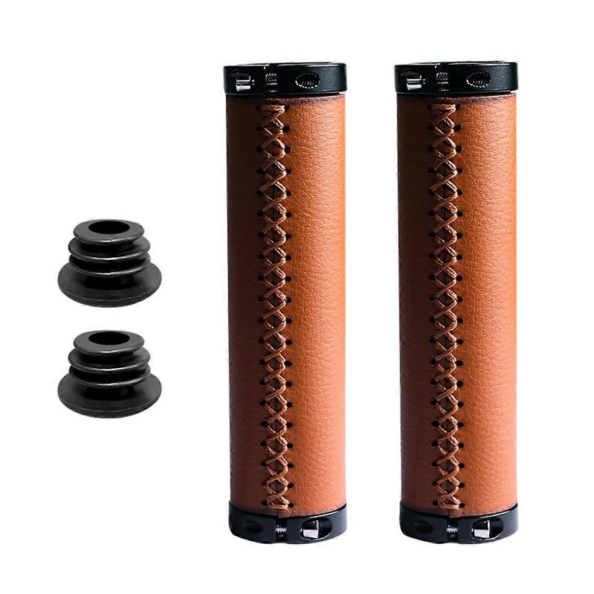1 pair of nonslip ergonomic bicycle grips, durable and easy to install