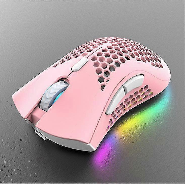 Mouse para jogos de carregamento sem fio RGB oco Q13