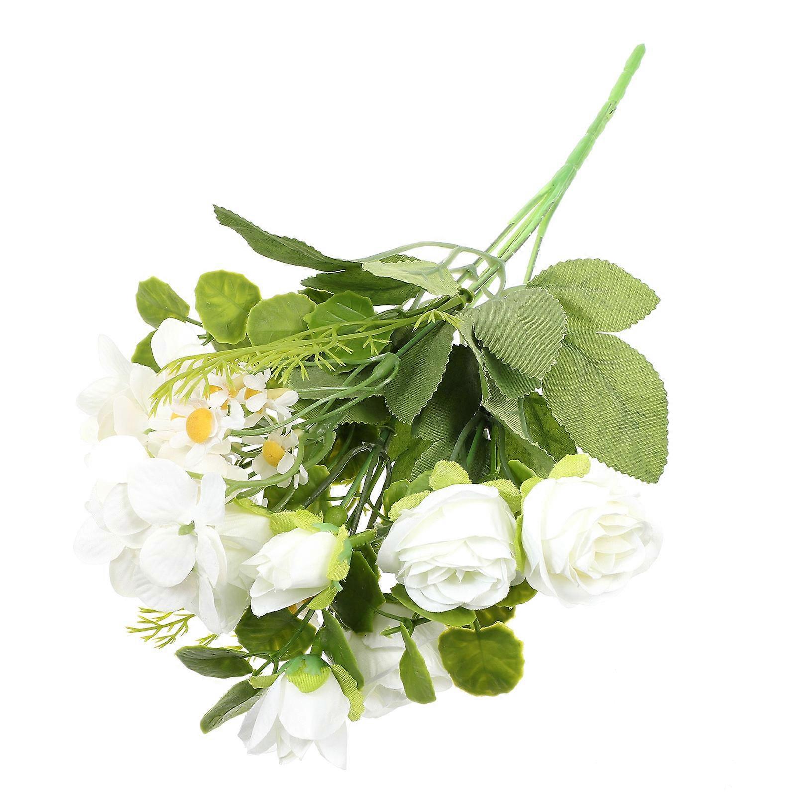 Decorative Fake Flowers, Elegant Artificial Bouquet for Table Settings