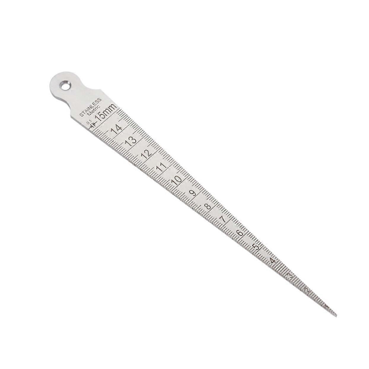 Precision Stainless Steel Taper Gauge 15 mm Welding Measuring Range For Accurate Measurements