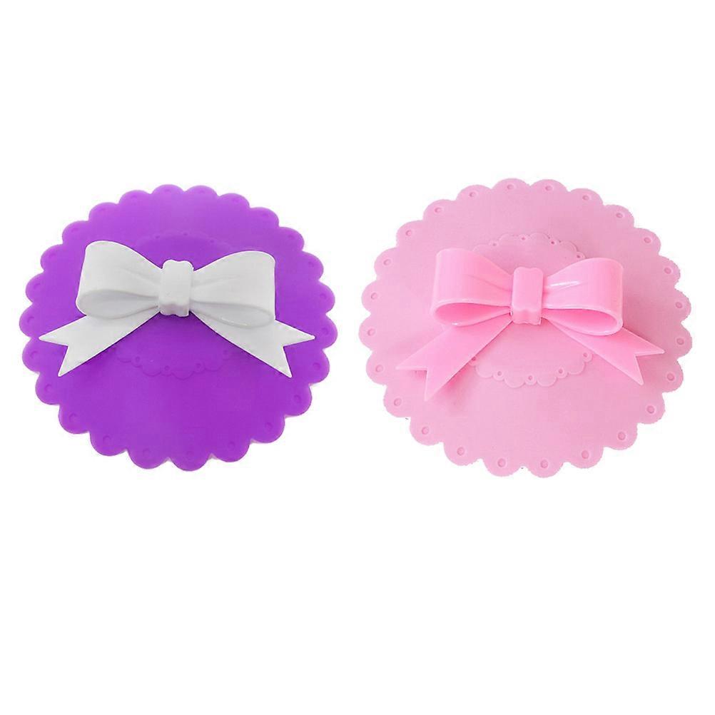 Silicone Mug Cover with Bowknot Design for Drink Cups Protects from Dust and Keeps Warm Assorted Color Fits Most Sizes