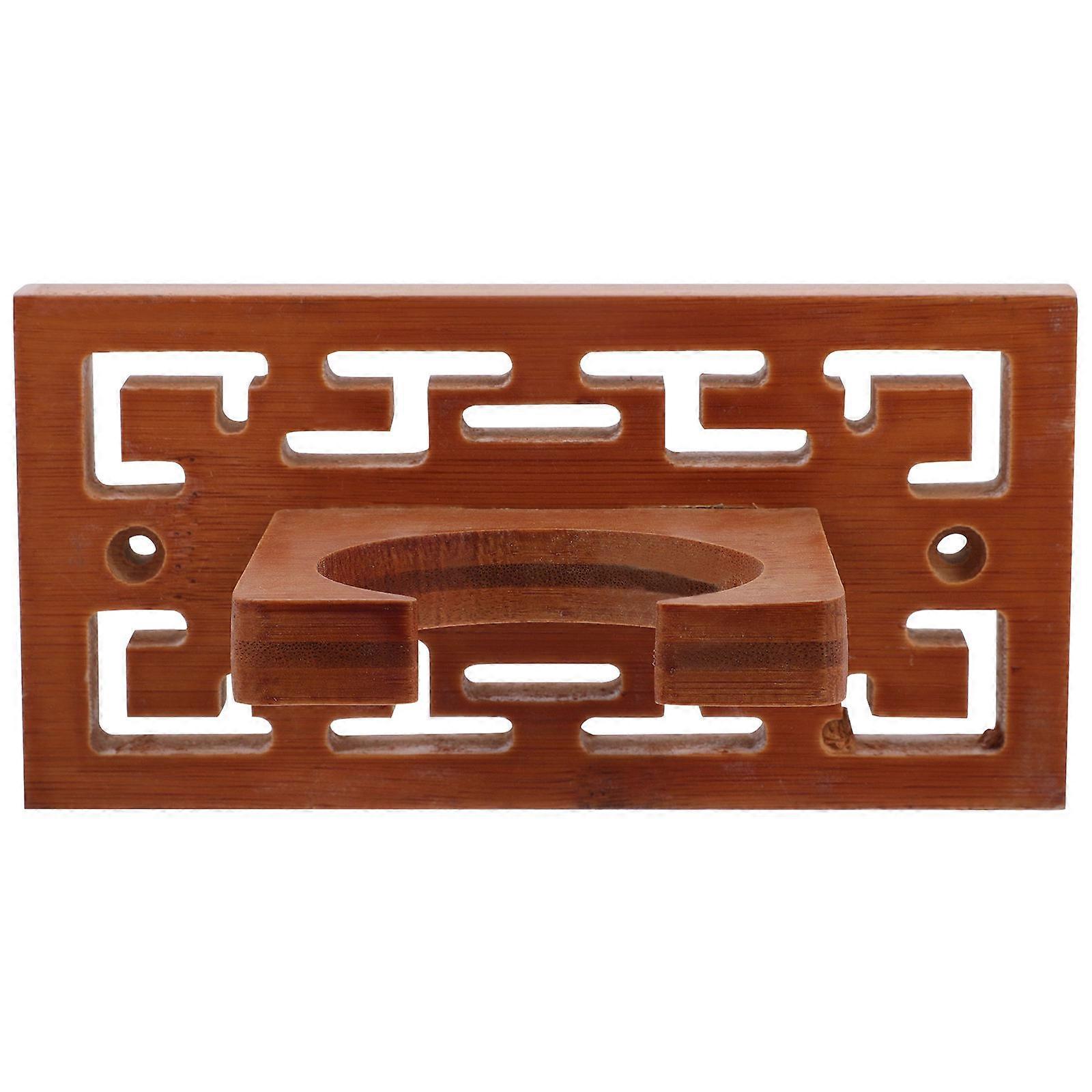 Brown Plastic Ukulele Wall Hook for Home, Sturdy Instrument Hanger, Perfect Music Lovers, Size 1 Set