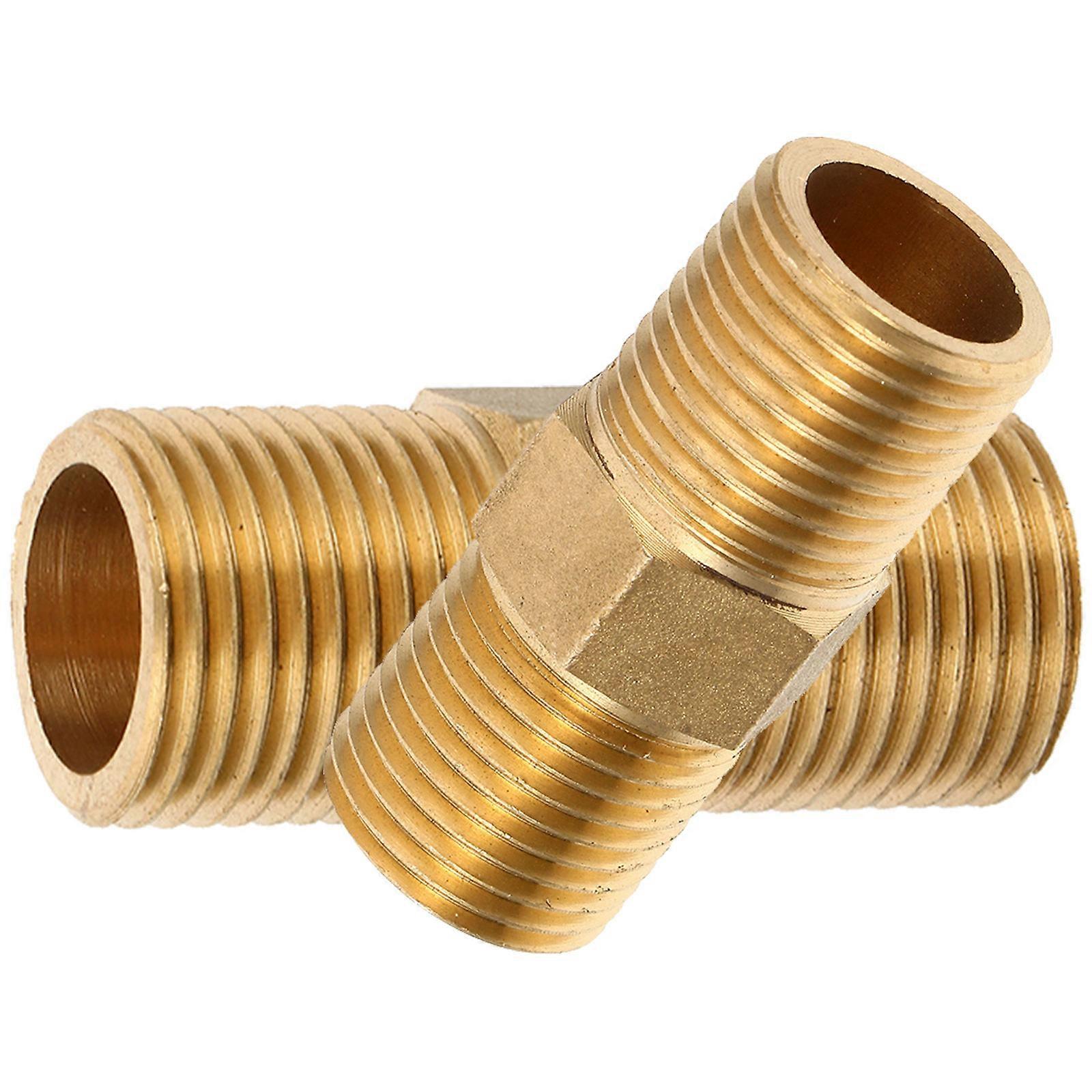 2pcs NPT Hose Connector Durable Male Water Pipe Fitting for Garden, Farm & Household Use Sturdy & Easy to Install for Reliable Watering