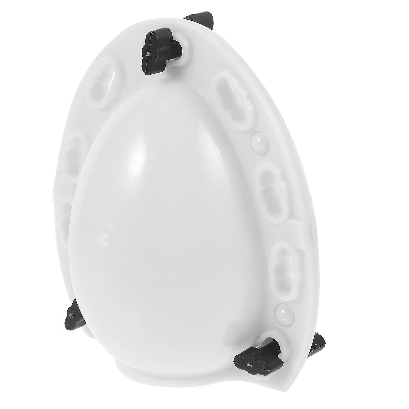 Plastic Reusable Egg Mold for Bread Beige Color Safe and Lightweight 6.5 x 4.2 x 2.8 Inches