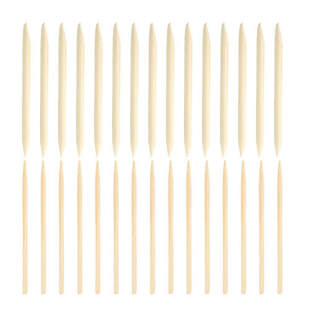It sounds like you're referring to a product listing or description for **wooden double headed pens** used for **scratch drawing or DIY art