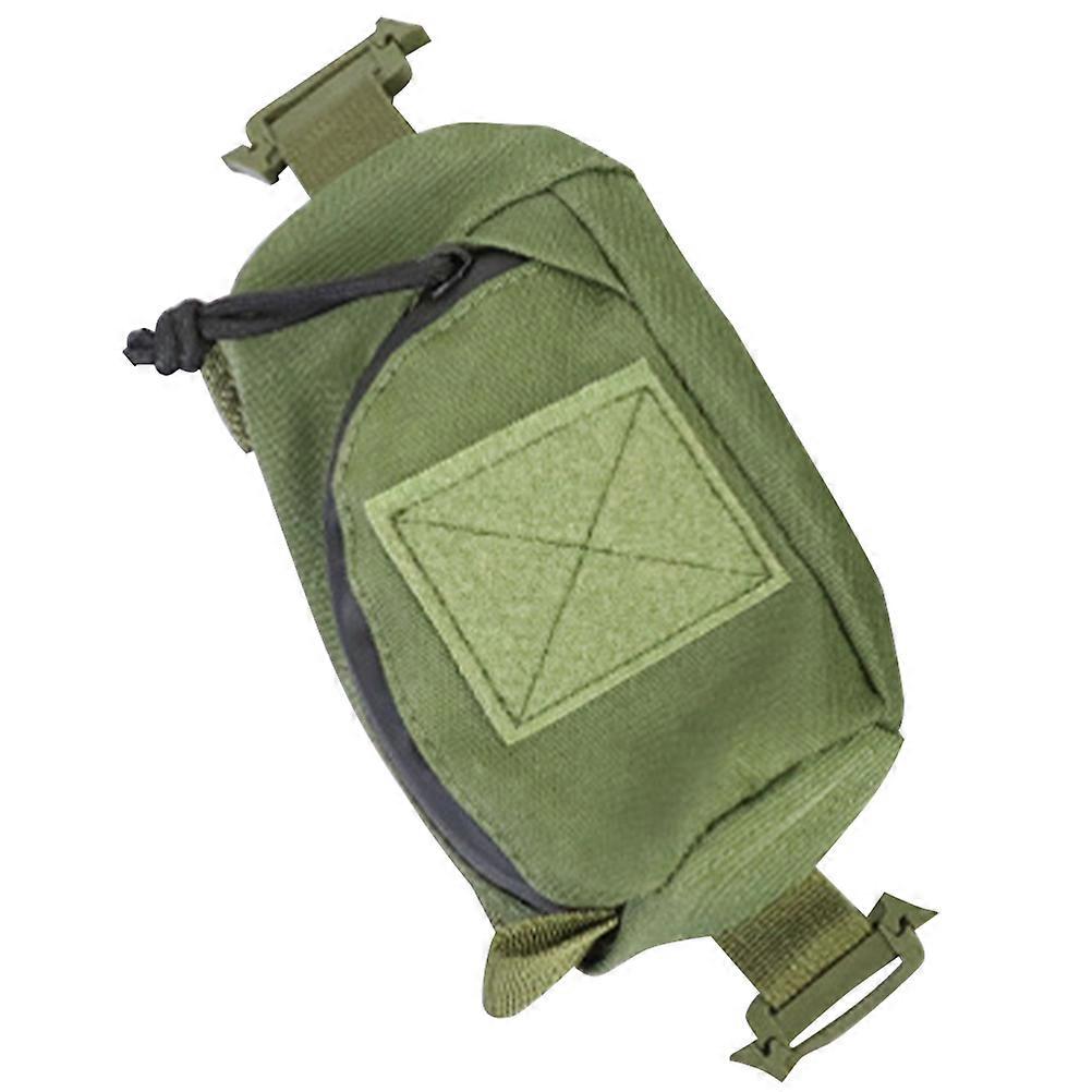 Portable Outdoor Tool Bag in Green Oxford Cloth for Storage with Large Capacity and Adjustable Straps 10x8x5 inches
