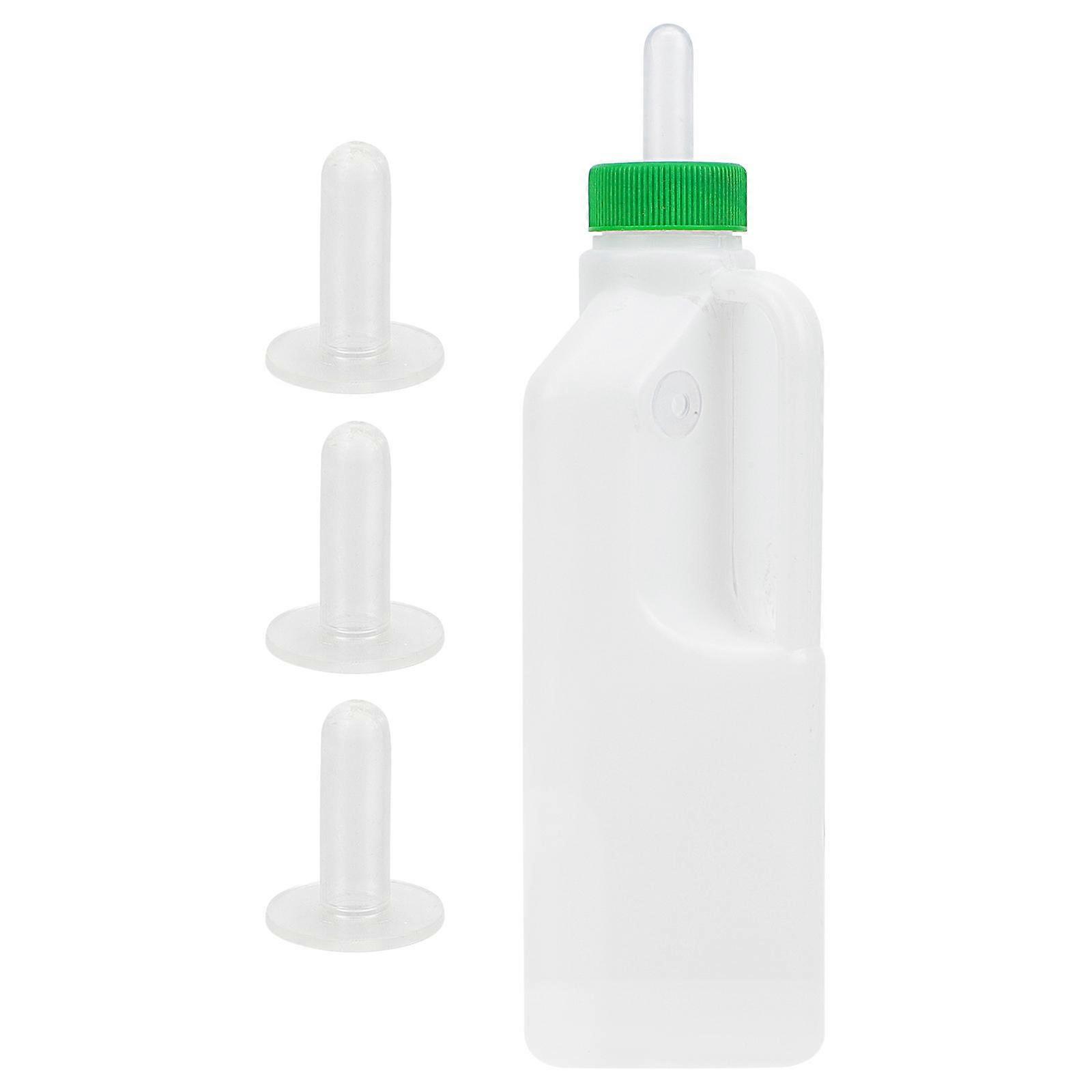 Durable PP Material Animal Feeding Bottle for Farm Use White Color Suitable for Lamb and Feeding 1 Set
