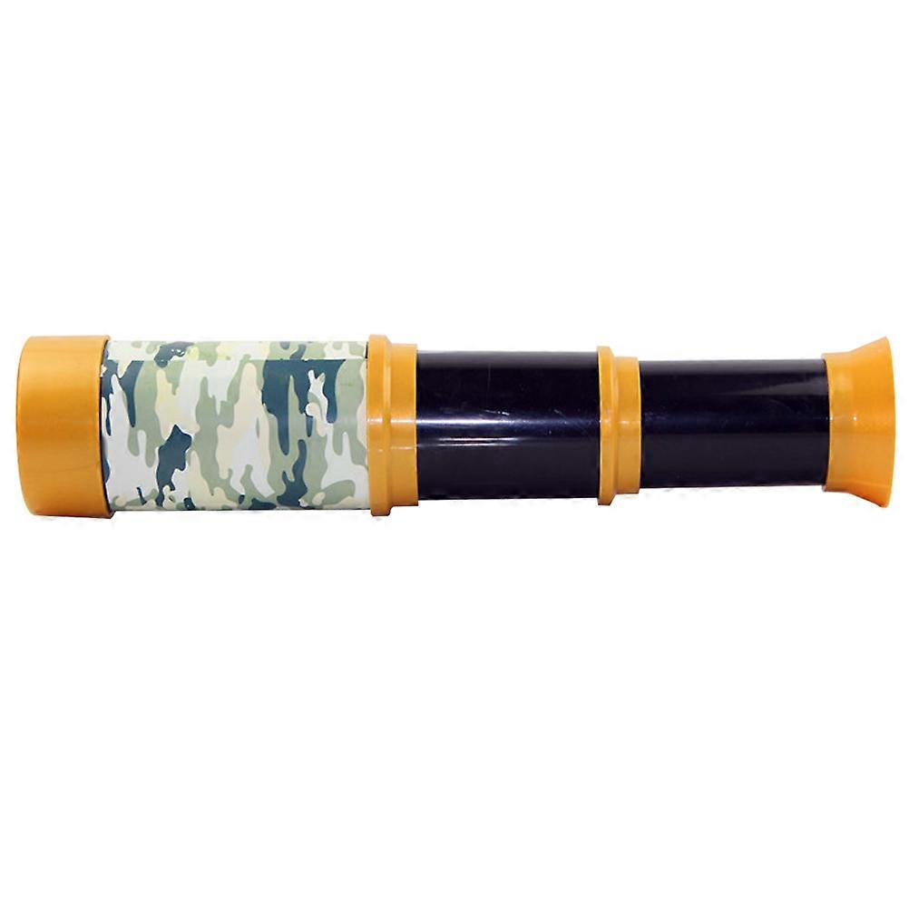Plastic Camouflage Binoculars for Kids Playing Great Props for Costume and Cosplay 3 Section