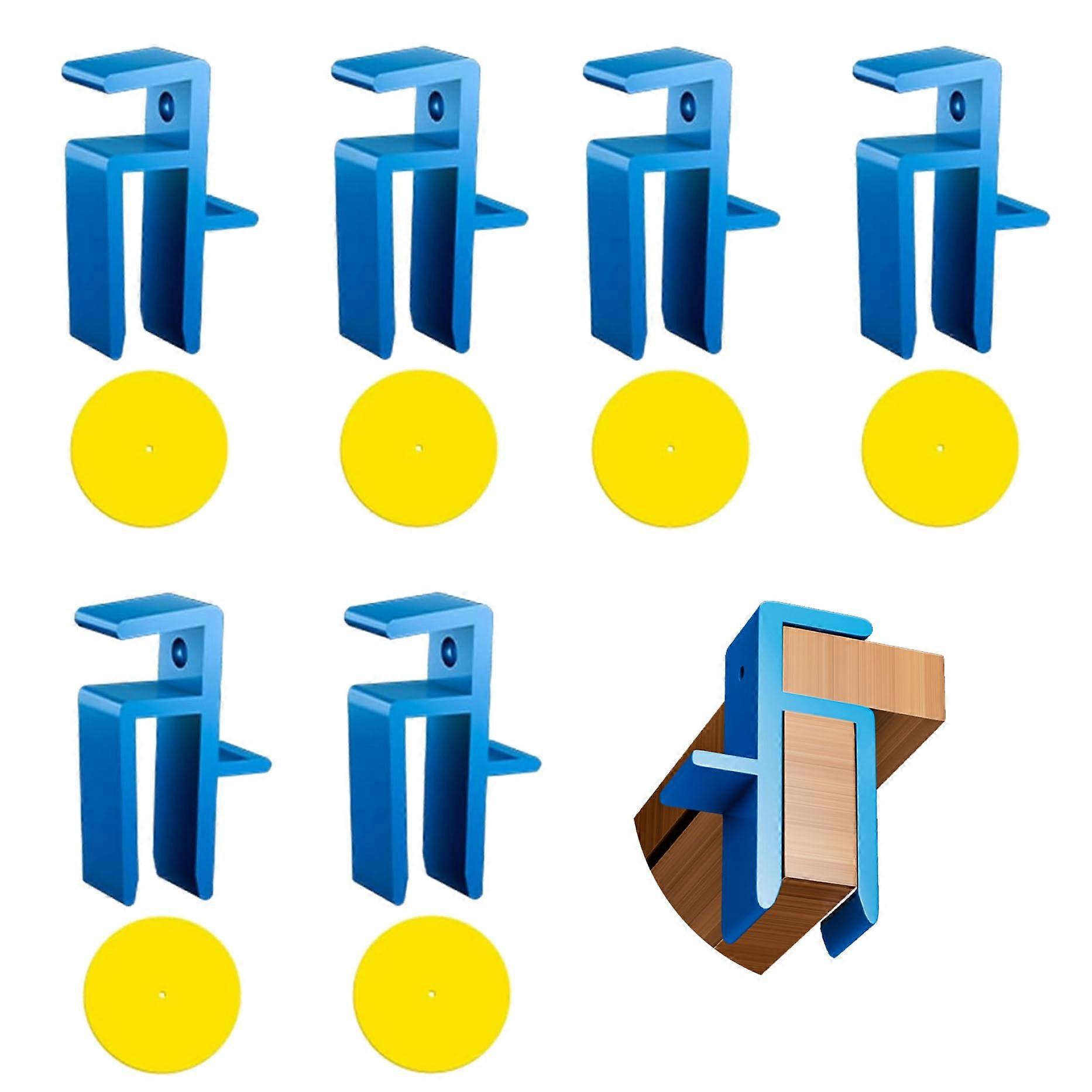 Jig and Scribe Tool Set - 6-Piece Plastic Cabinet Door Assembly Template for Woodworking and Cabinet Install
