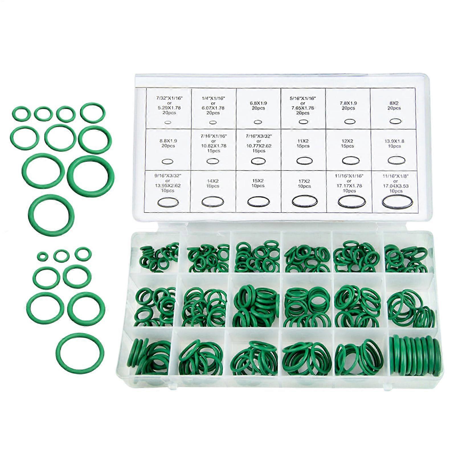 AC ORings 270Piece Seal Assortment for Air Conditioning, Air Compressor, Car