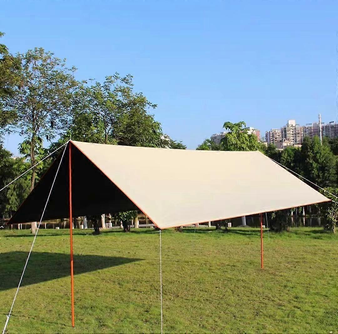 Portable Beach Black Coated Tent Canopy Sun Shade HG