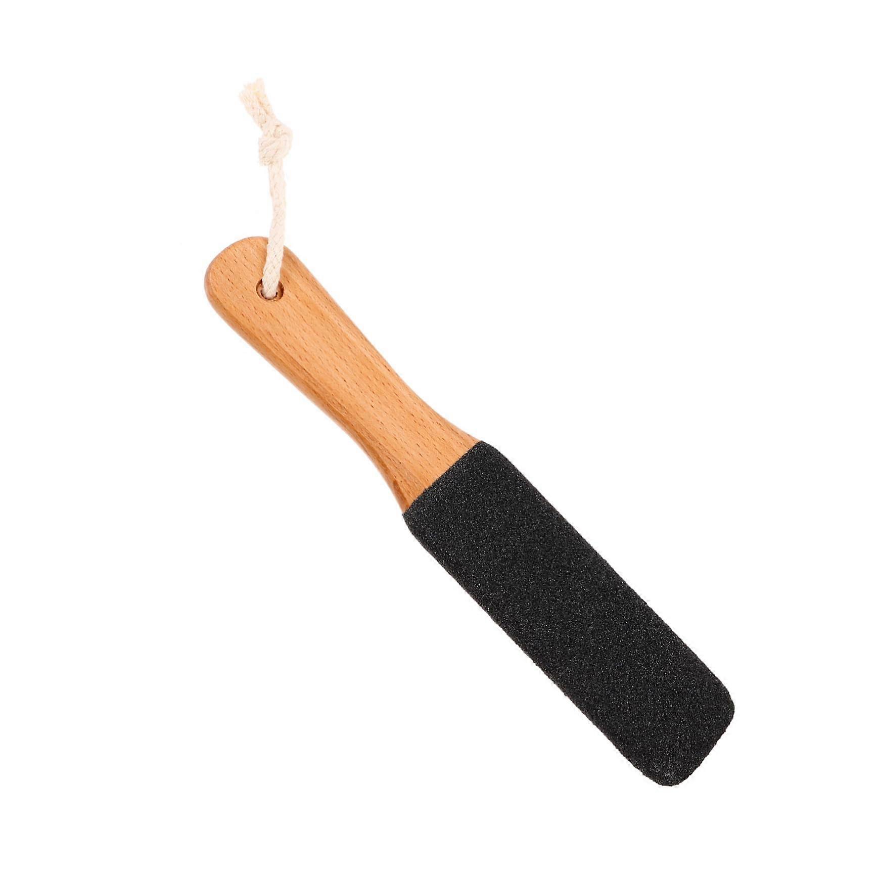 Foot Filing Tools - Double-Sided Heel Pedicure File For Dead Skin Removal, Black Silicon Carbide, 1 Pc