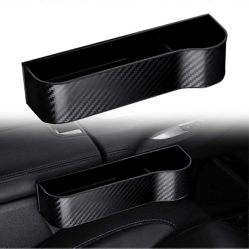 Car Seat Organizer Gap Filler Between Console And Seat For Easy Access, Universal Fit, Front Passenger Seat, Black
