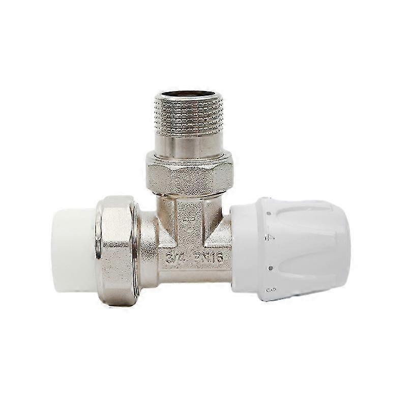 G3/4 Angle Temperature Control Valve PPR Radiator Control ValveDN20
