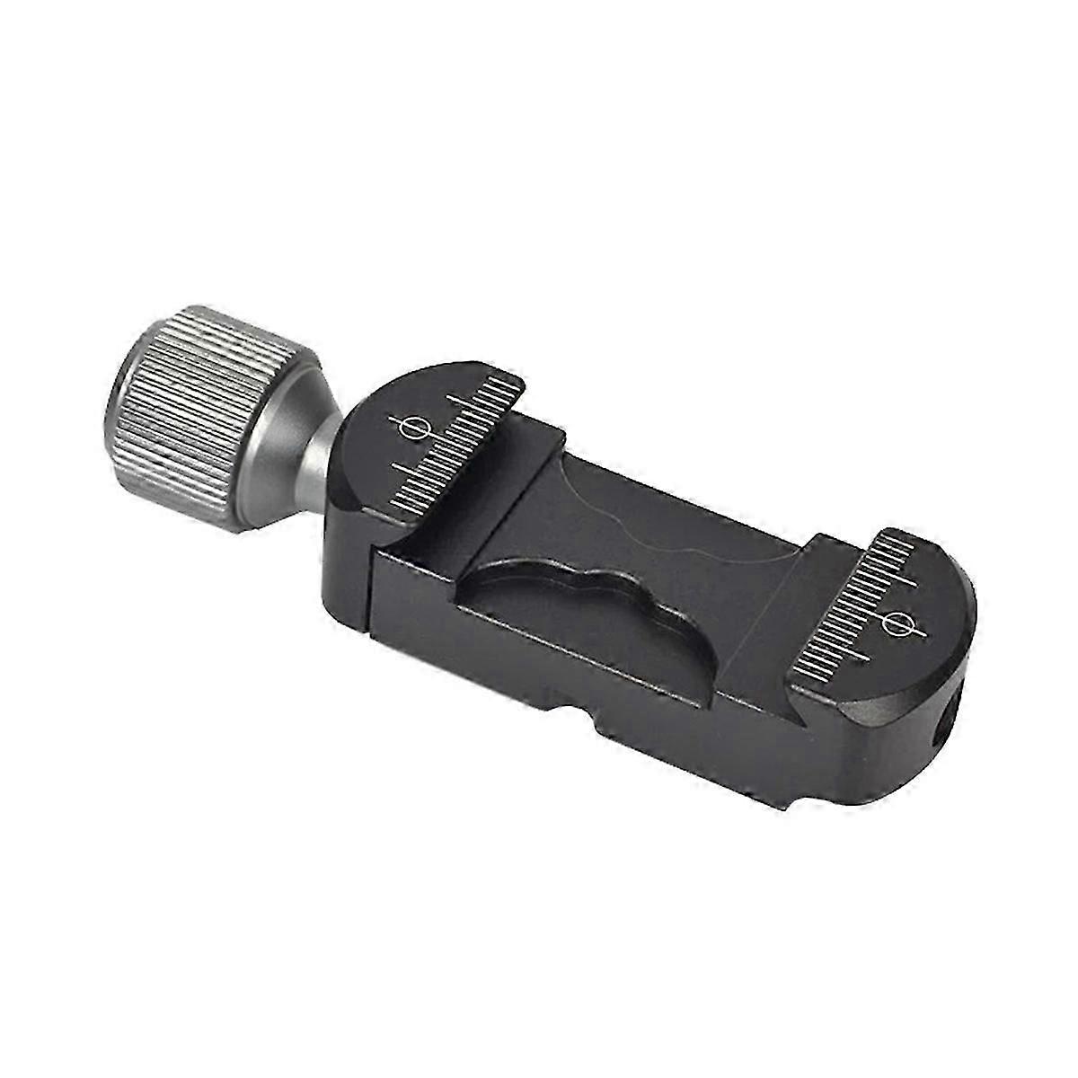 22mm Quick Release Mini Clamp with Cold Shoe Mount 1/4Inch Screw Hole for Arca- Tripod DSLR Camera C