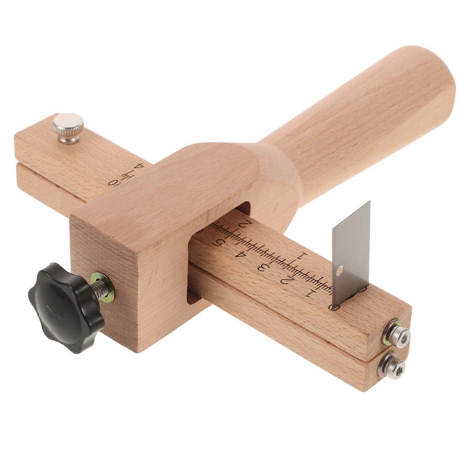 Leather Belt Cutter Machine Wooden Leather Cutting Device Leatherworking Tools And Accessories