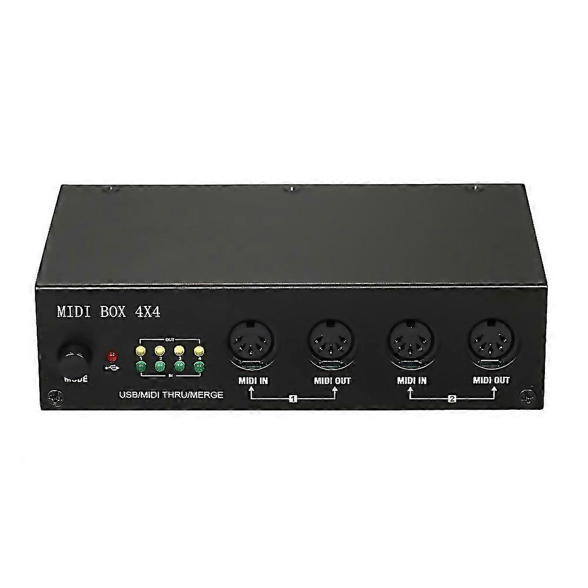 Für Um4x4 USB Midi Interface 4 In 4 Out 64 Midi Kanäle