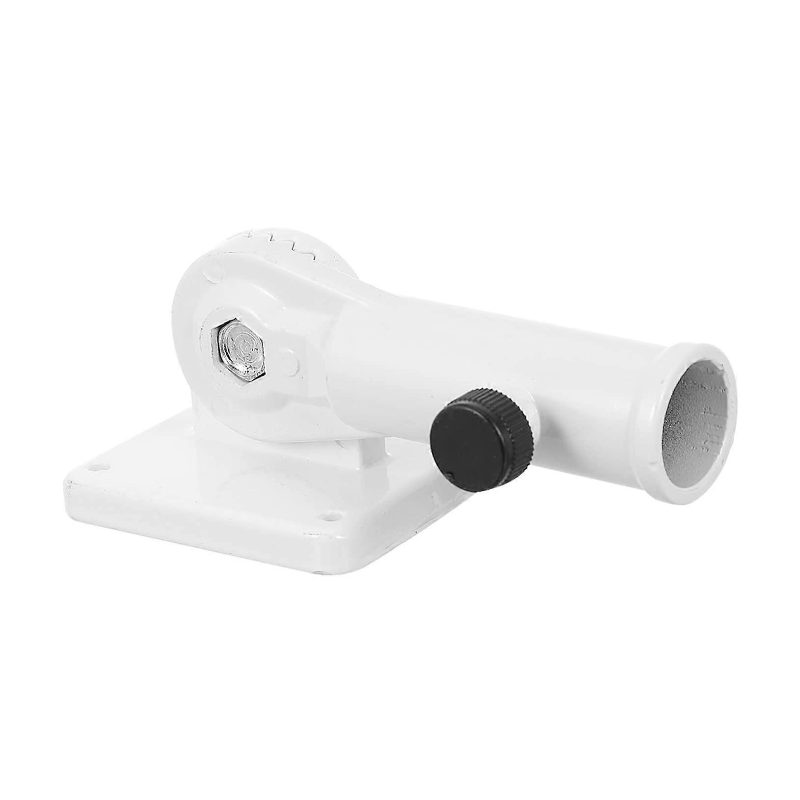 1pc Adjustable Aluminum Flagpole Bracket Wall Mount for Garden and National Flags MultiPosition Weatherproof for Balcony and Railing