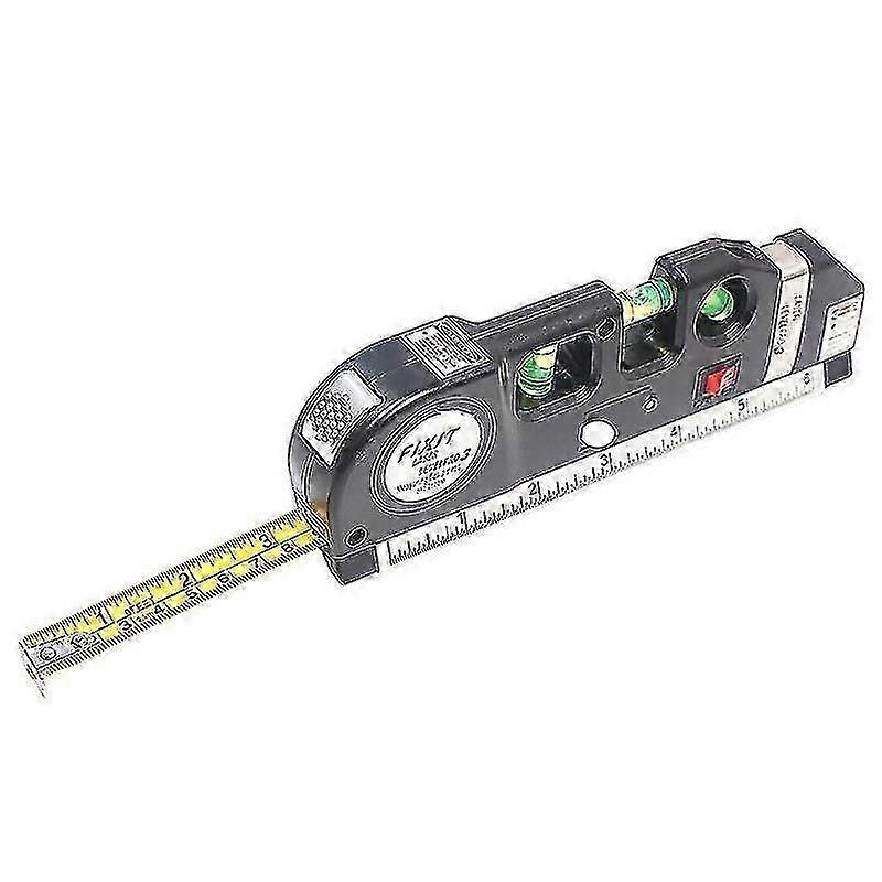 External Laser Level Featuring 3 Horizontal Bubbles and 3 Infrared Line Modes