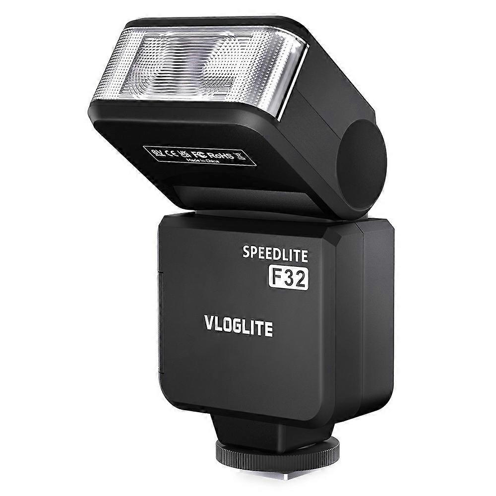 F32 Portable Hot Shoe Light for Fuji Nikon Canon Sony DSLR Camera External Flash Light