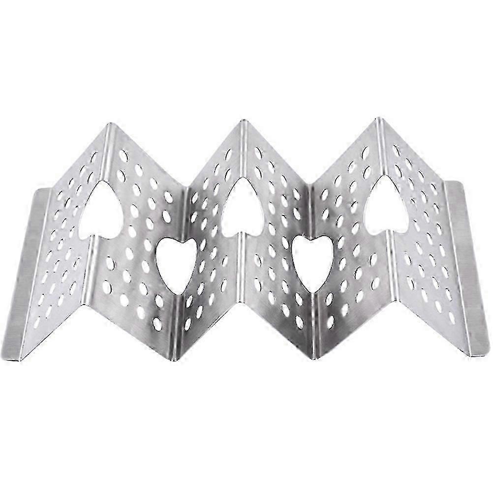 Tacones De Mujer Taco Shell Stand Taco Shell Rack Prensa Para Tortillas Purrito22X10X6.5CMSilver SZRH A-D