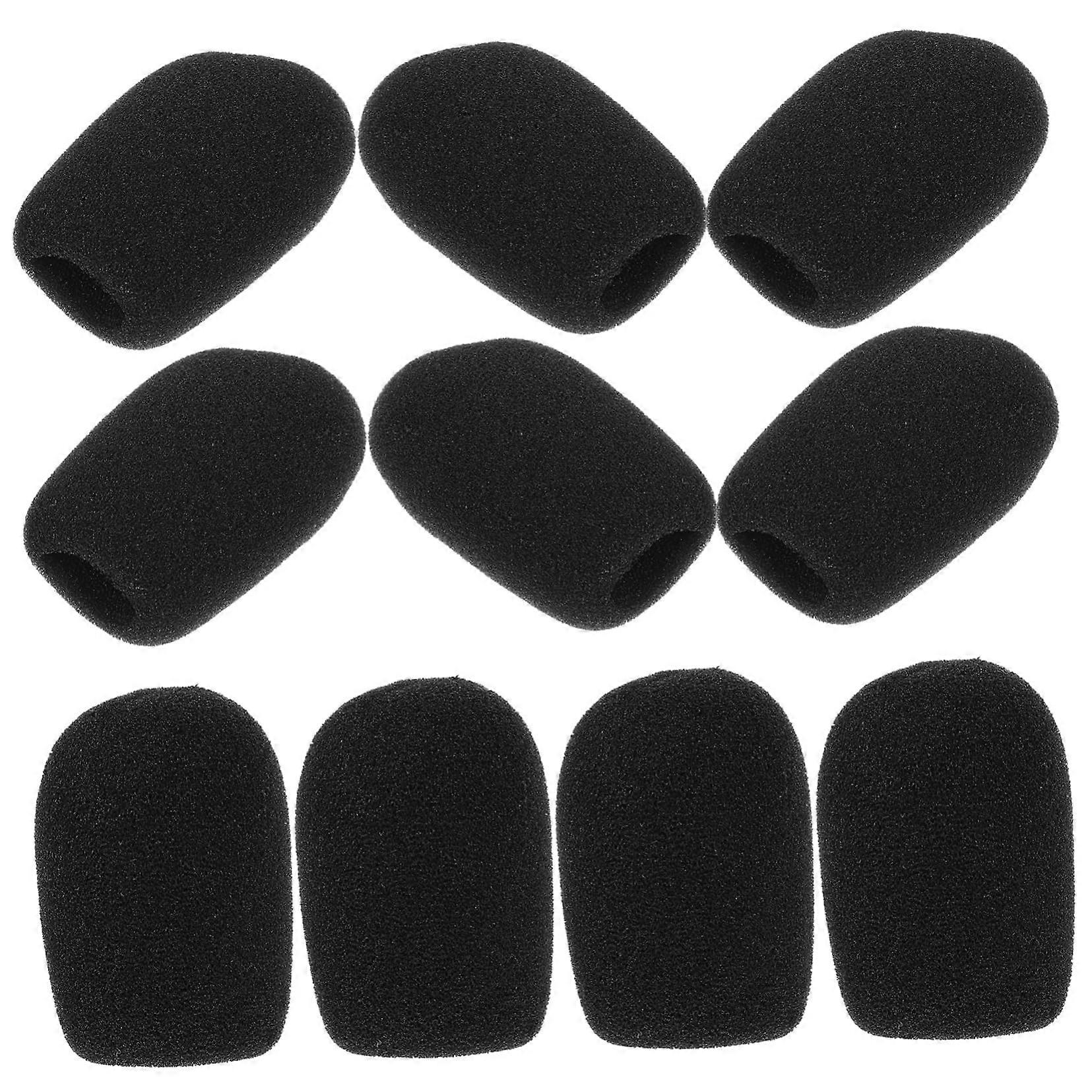 Microphone Windscreens Foam Cover, 10 Pieces, Reusable, For Handheld Microphones, Compatible With Brands, Easy To Clean