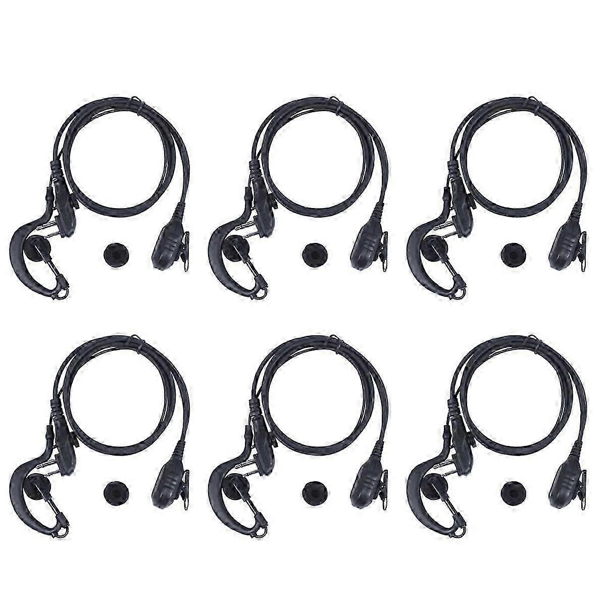 Écouteur micro-casque H-6X PTT pour HYT TC-500, TC-518, TC-580, TC-446S, TC-600, TC-610, TC-620, TC-618 et TC-700