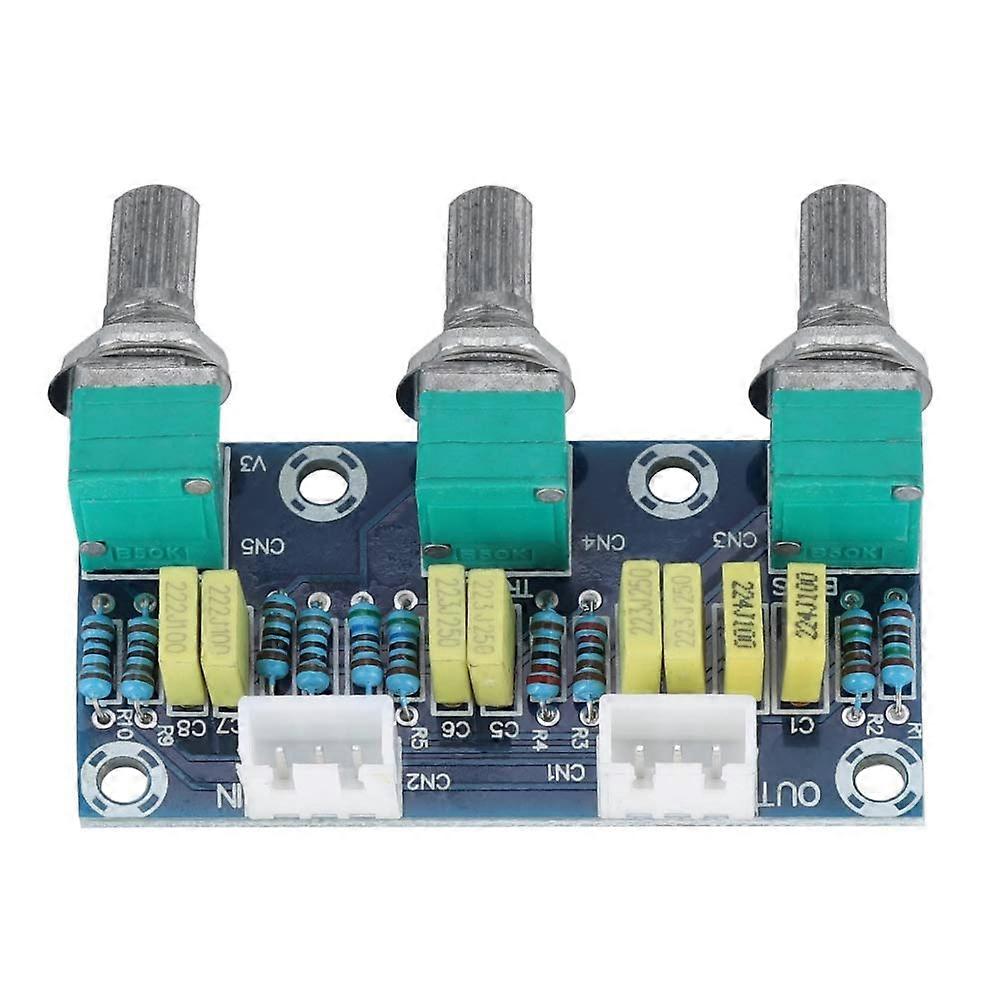 3 Channel Preamp Toning Board for XH2.54 3P Female Upgrade Performance Low Sound Adjustment Audiophiles