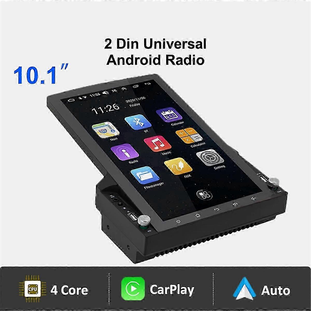 10,1 Zoll 2Din Universal Android Radio für Touchscreen Carplay Multimedia Video Player Auto Navigat