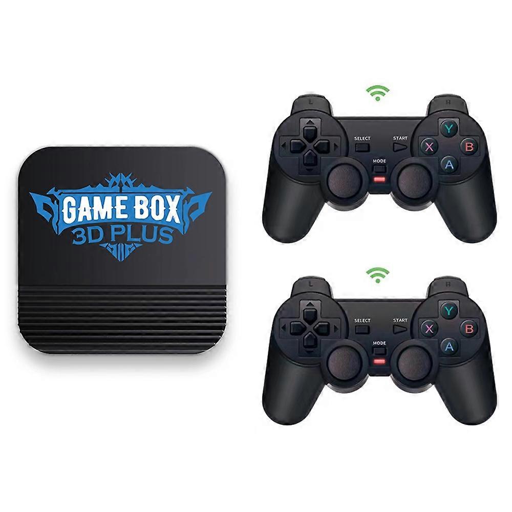 AMPOWN i3s 32G Retro Game Consoles Wireless Controllers with Andriod TV 4K Video Game Box
