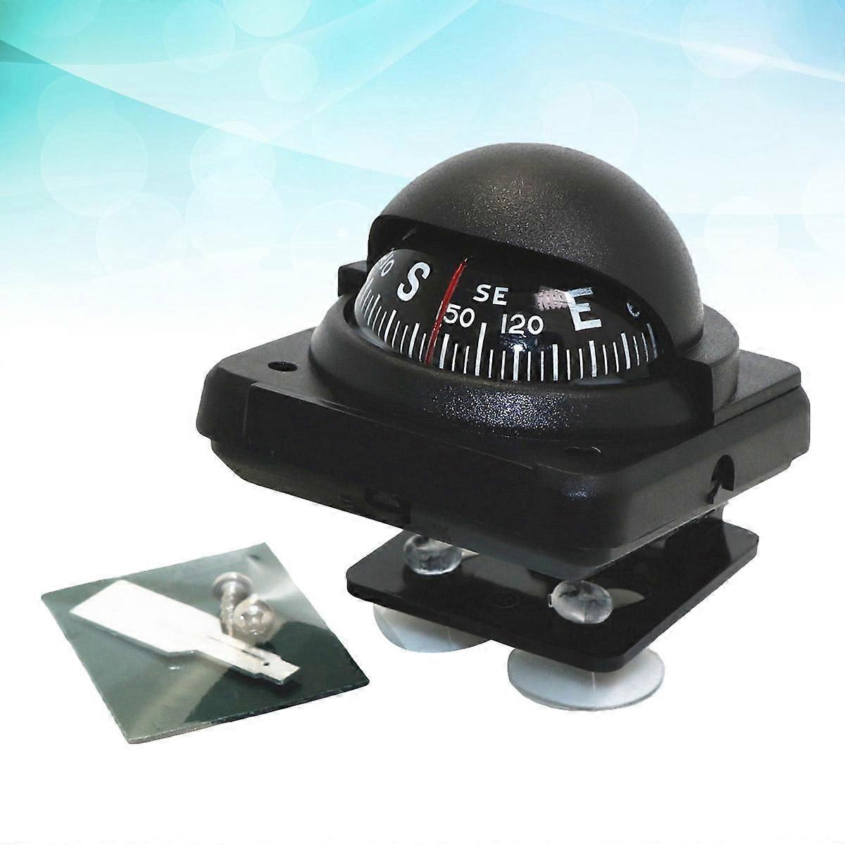 Direction pointing guide ball car dashboard compass magnetic declination adjustment HG