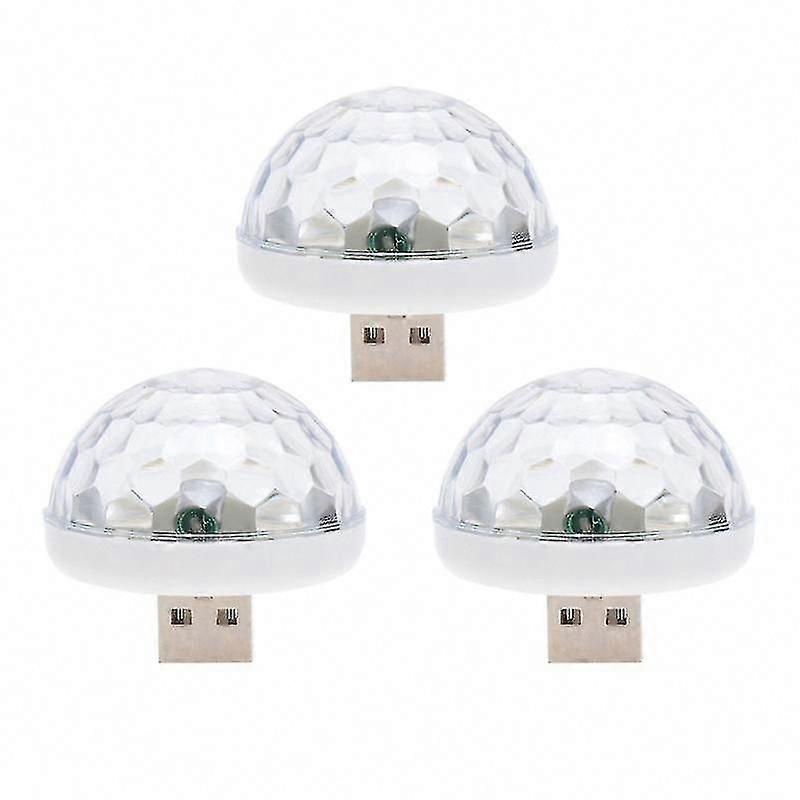 3pcs Voice Control Stage Light for DJ Party Disco Lighting