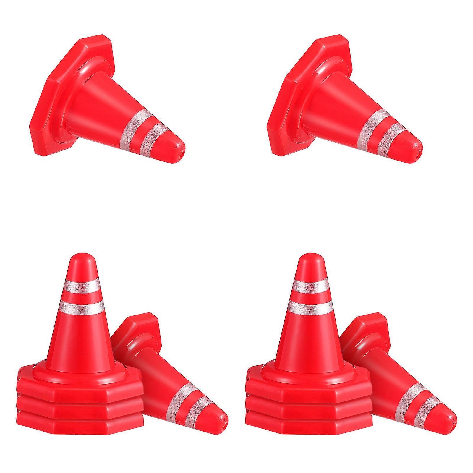 Cognitive Development Cone Toy Parking Scene Toy for Children Indoor Plastic 10Set