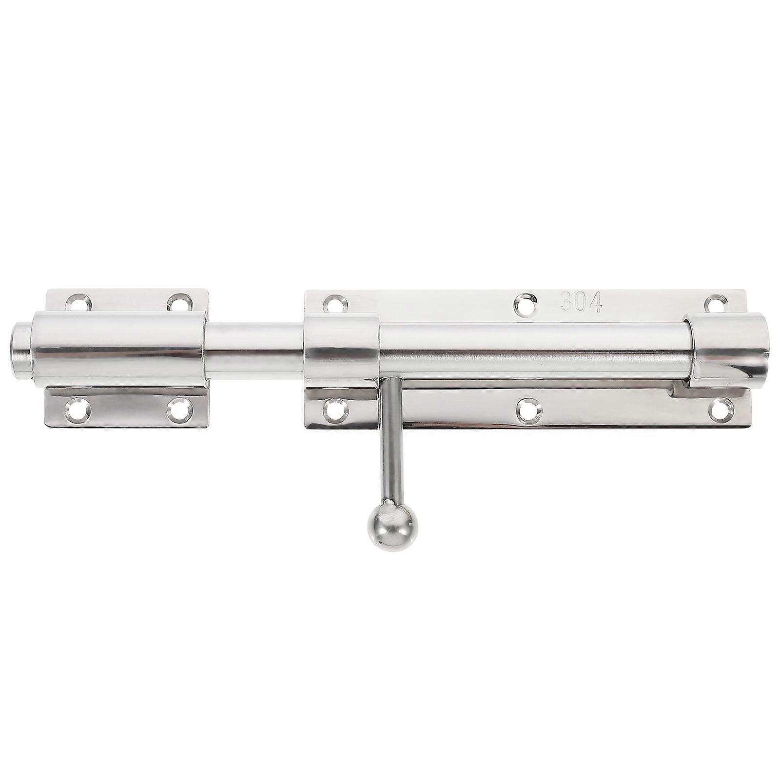 Security Door Lock Reliable Interior Door Lock for Bathroom Silver Durable 1Pack