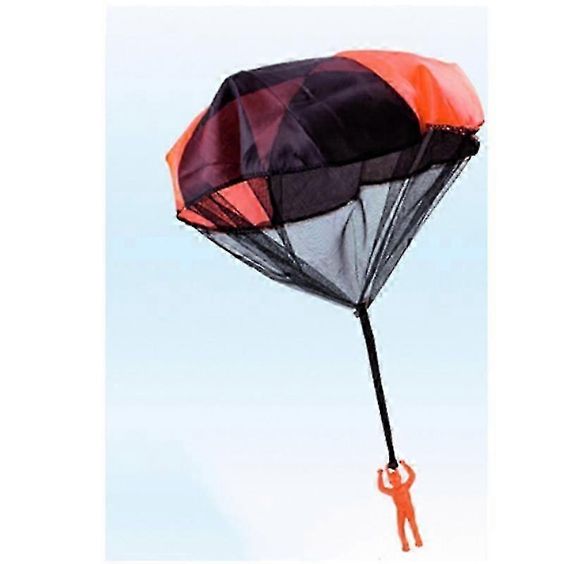 Jianghuo 4 Colors Hand Throwing Parachute Kids Outdoor Funny Toys Game Play Toys For Children Fly Parachute Sport With Mini Soldier,Green