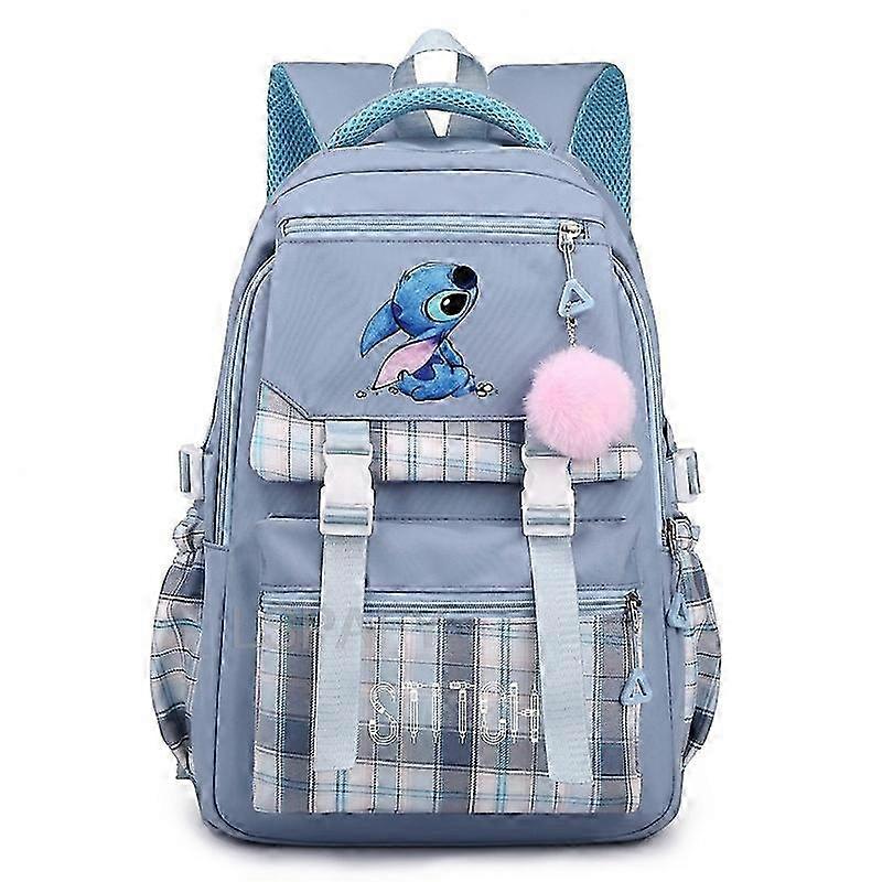 Lilo and Stitch Themed School Backpack for Students - Stitch Design (#01)