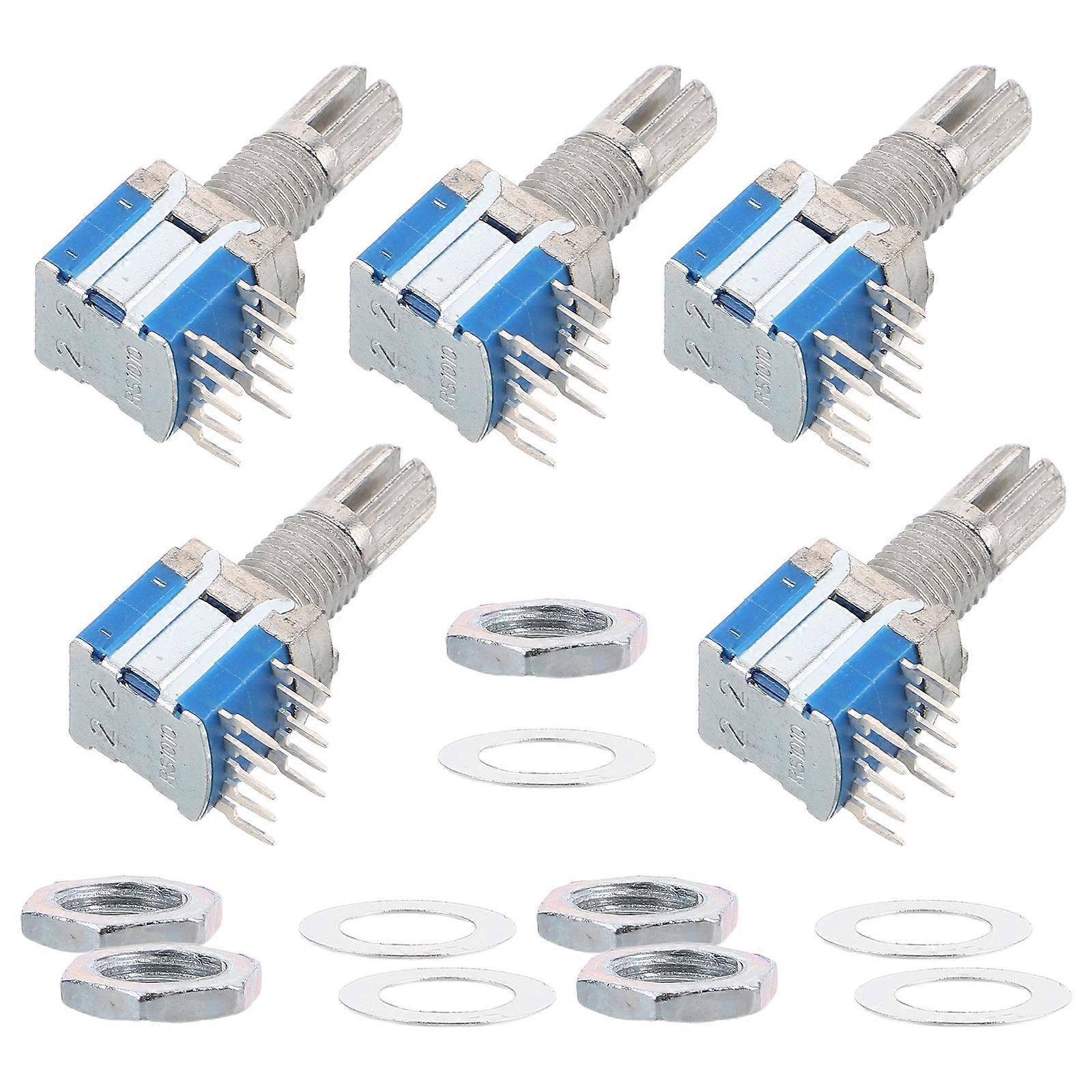 Rotary Encoder Switch For Home Appliances Multi-Position Control Compact Design 5Pcs
