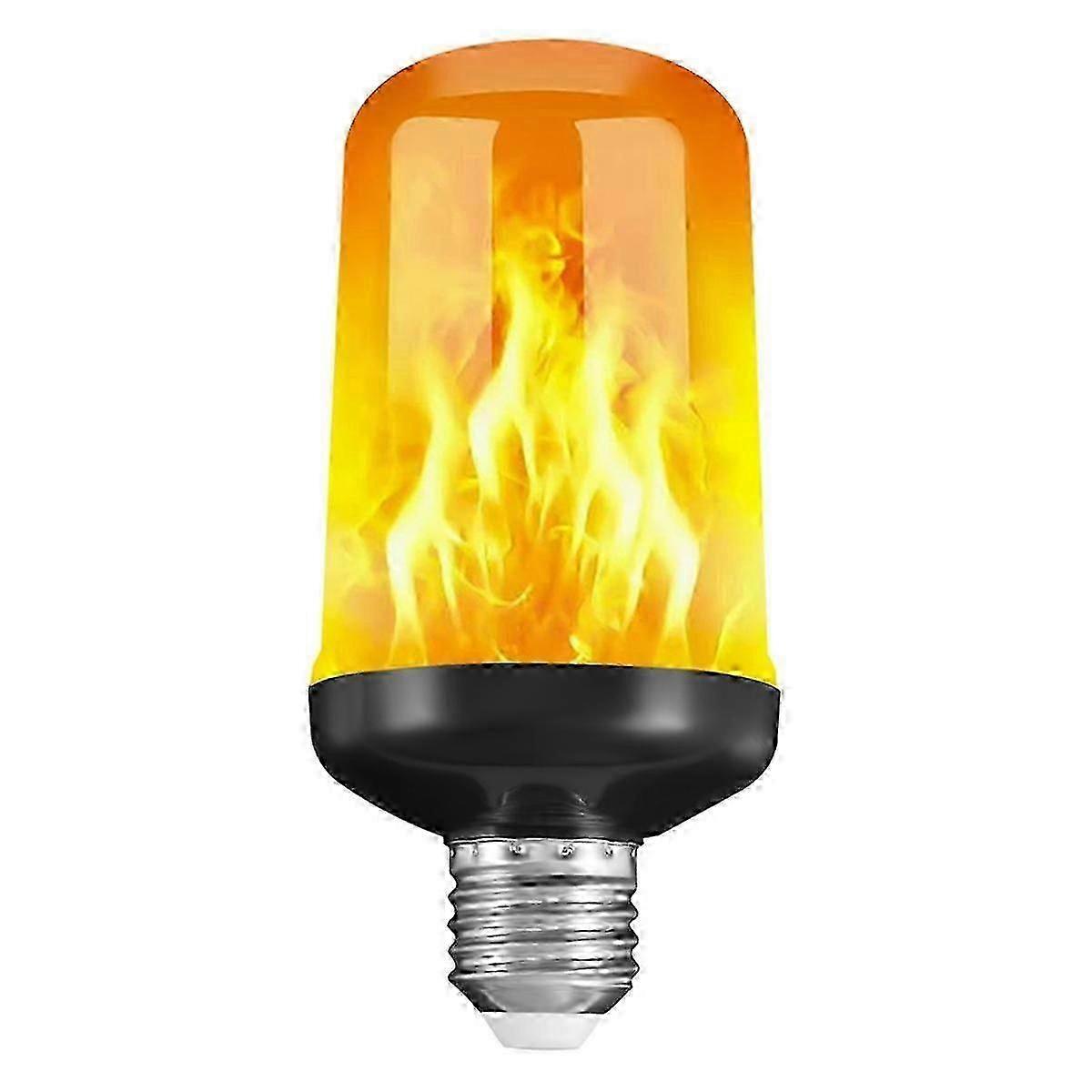 Decorative Flame Light Bulb E27 for Indoor Use - Black Flickering LED Lamp
