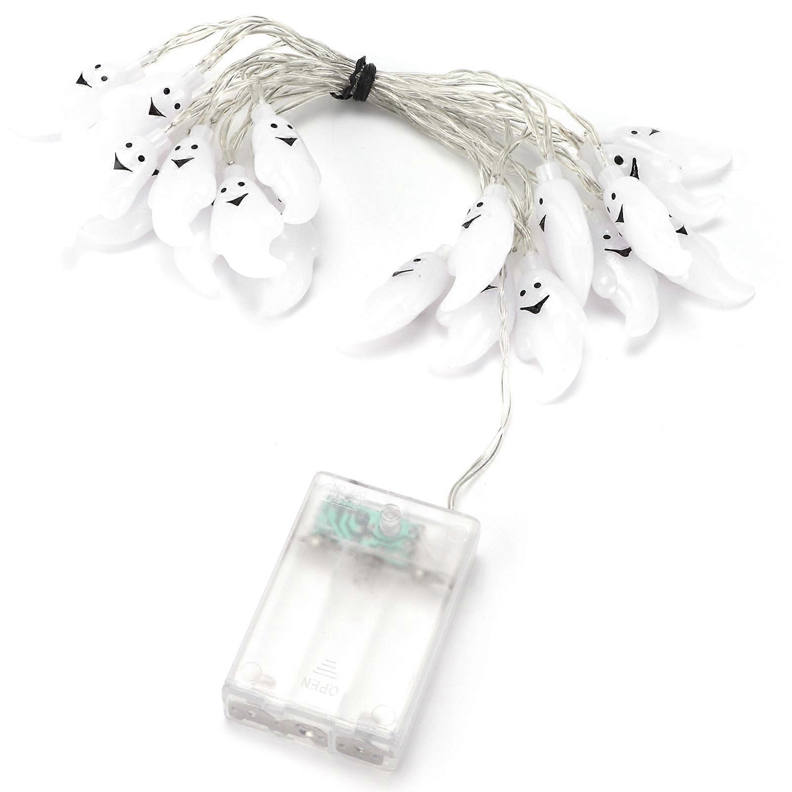 Skeleton Lights Mini Portable Battery Powered Energy Saving LED Lights Halloween Skull Lights