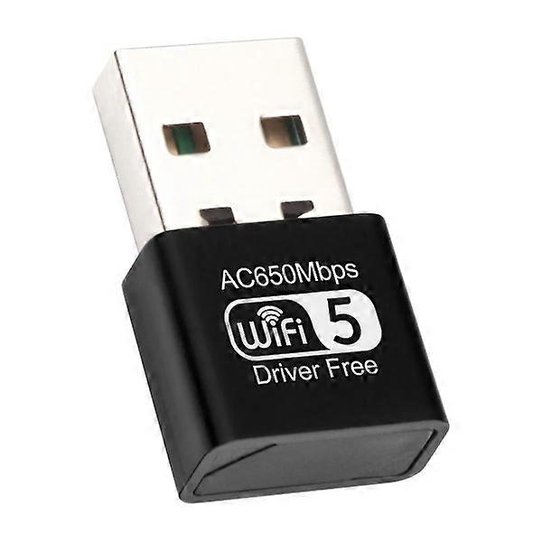 650 Mbps USB WiFi Adapter 5 GHz & 2.4 GHz Dual Band USB LAN Ethernet Adapter 802.11AC Wireless Network Card