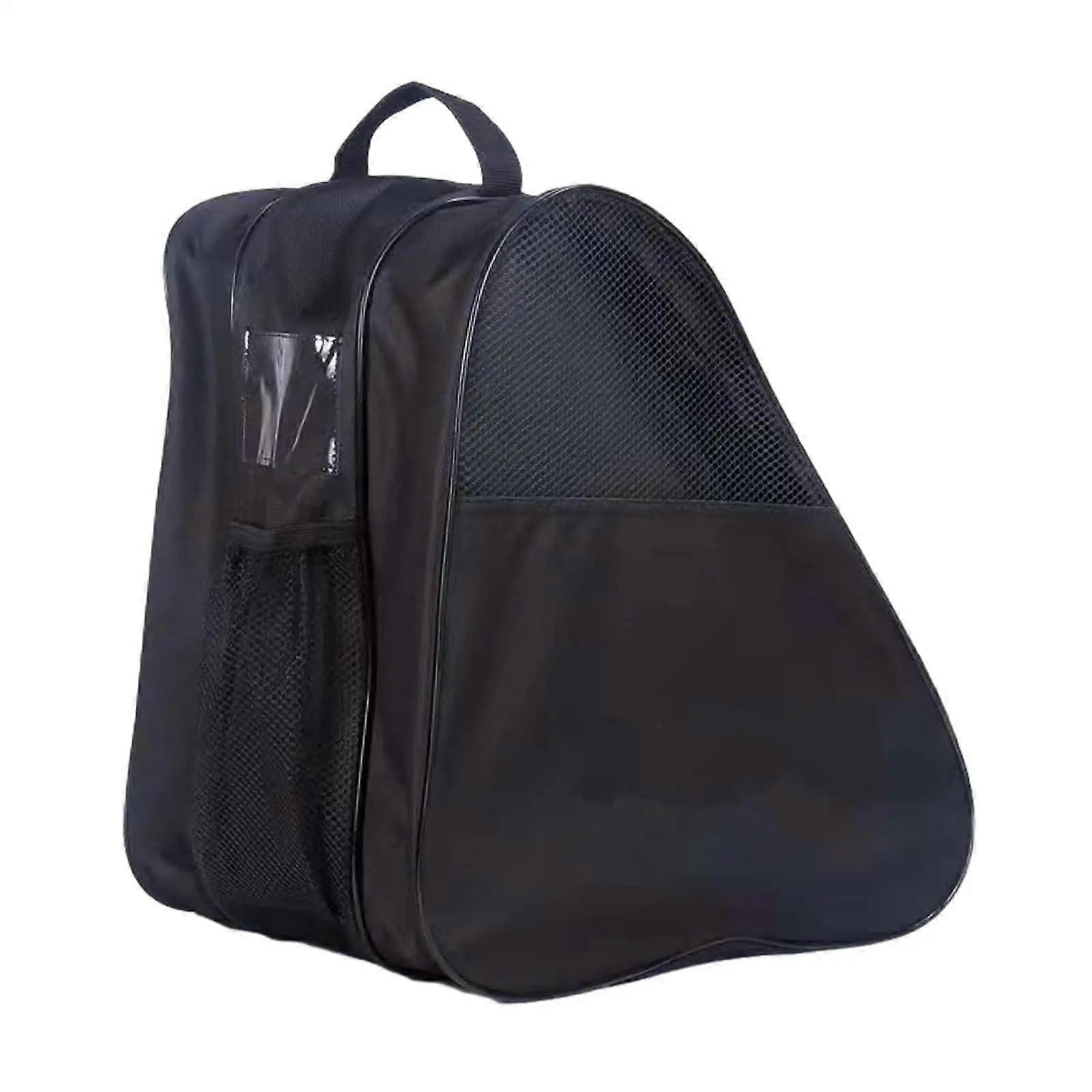 Roller Skate Bag with Adjustable Shoulder Strap, Holds Figure and Ice Skates, Durable Fabric, Unisex Fits Women and Men