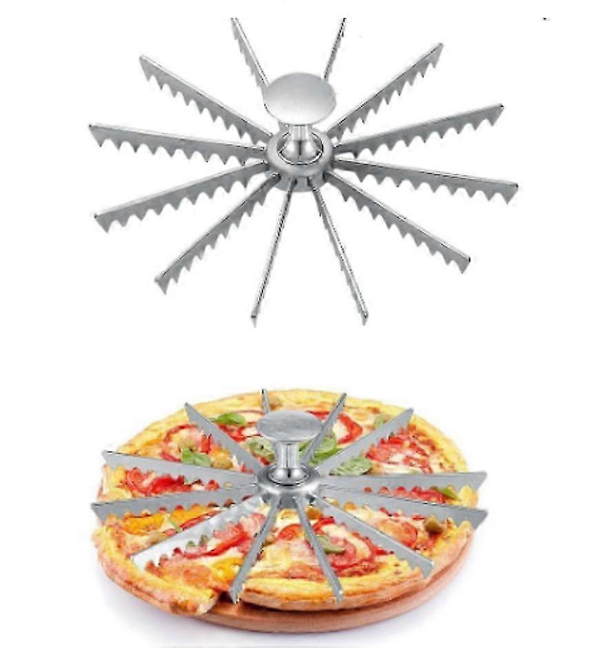 Nástroj na rozdeľovanie koláčov a koláčov z hliníkovej zliatiny na pečenie, pizzu, kuchynskú pomôcku, oddeľovač koláčov