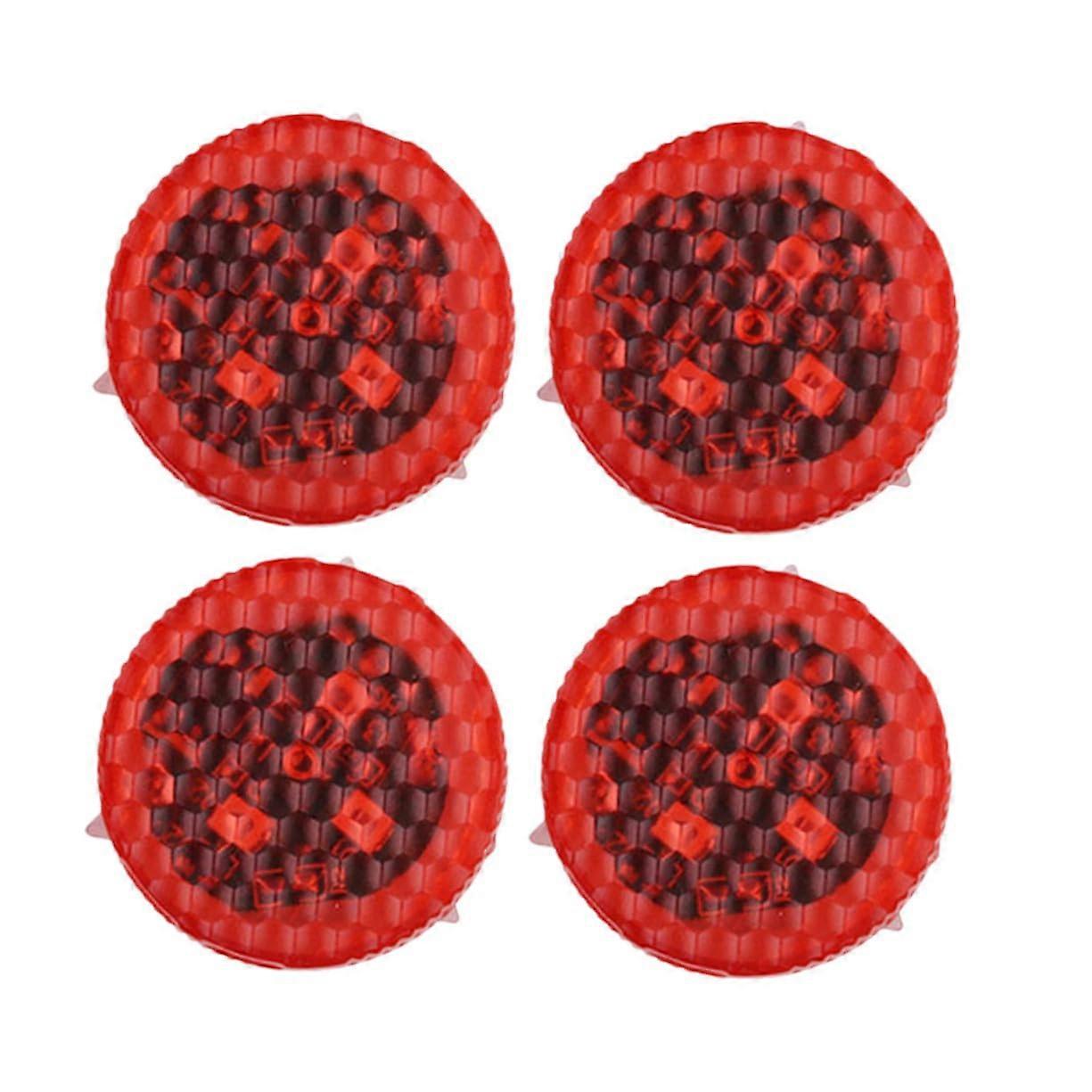 Car LED Door Open Warning Light 4Pack Wireless Magnetic Indicator Interior Strobe Signal Universal Fit