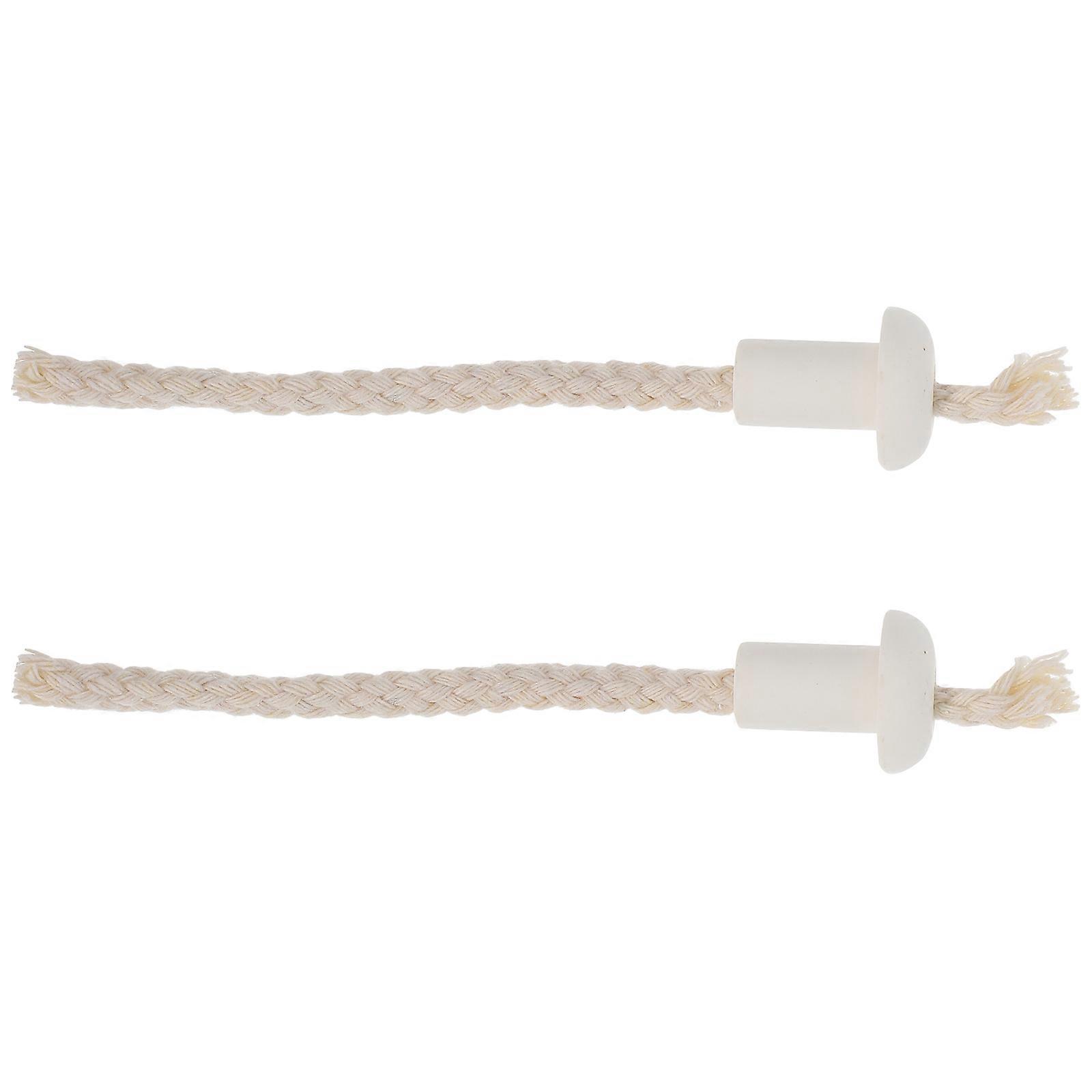 Alcohol Lamp DIY Wick Ceramic Cotton Wick Replacement 2Pcs for Daily Use